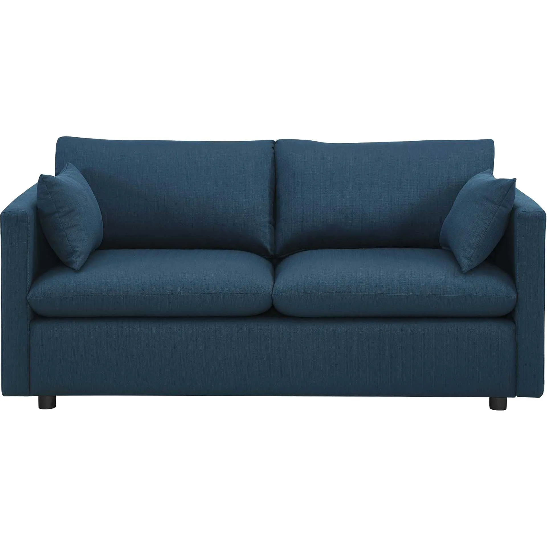 Antonio Upholstered Fabric Sofa Azure