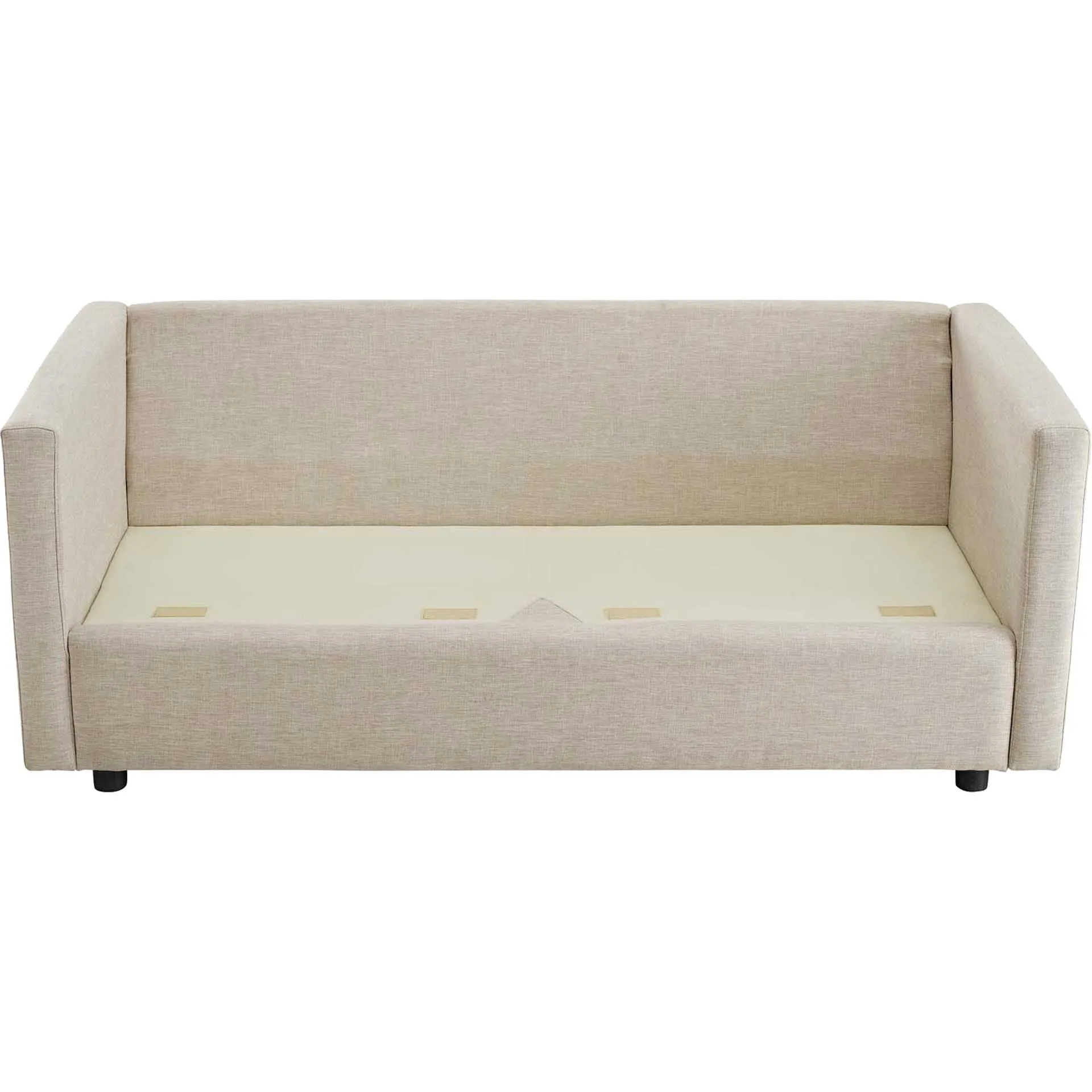 Antonio Upholstered Fabric Sofa Beige