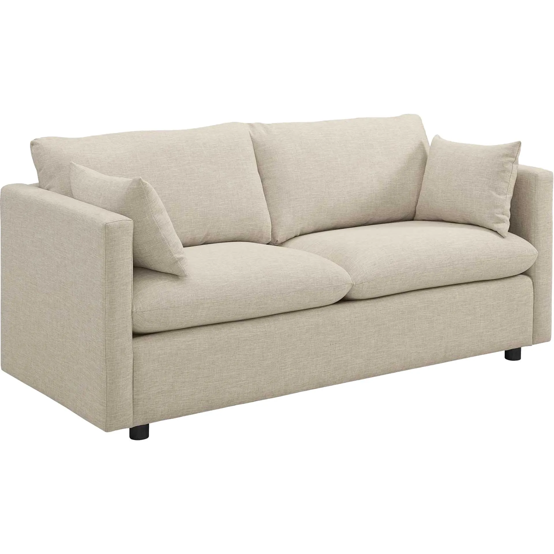 Antonio Upholstered Fabric Sofa Beige