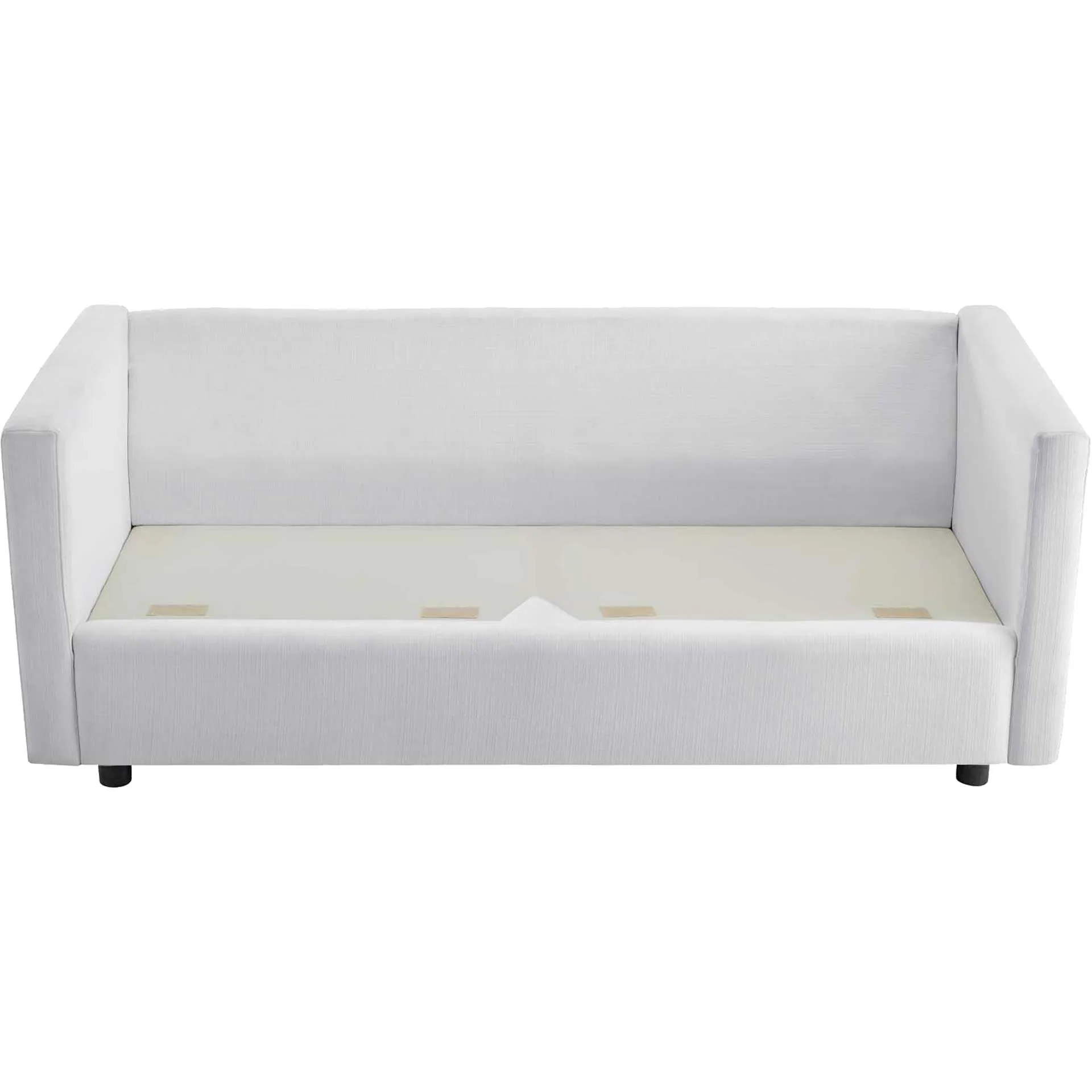 Antonio Upholstered Fabric Sofa White