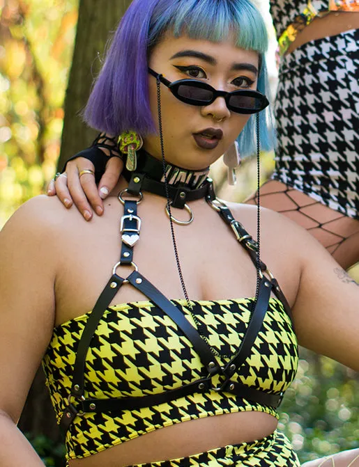 BONDAGE TRIANGLE HARNESS TOP