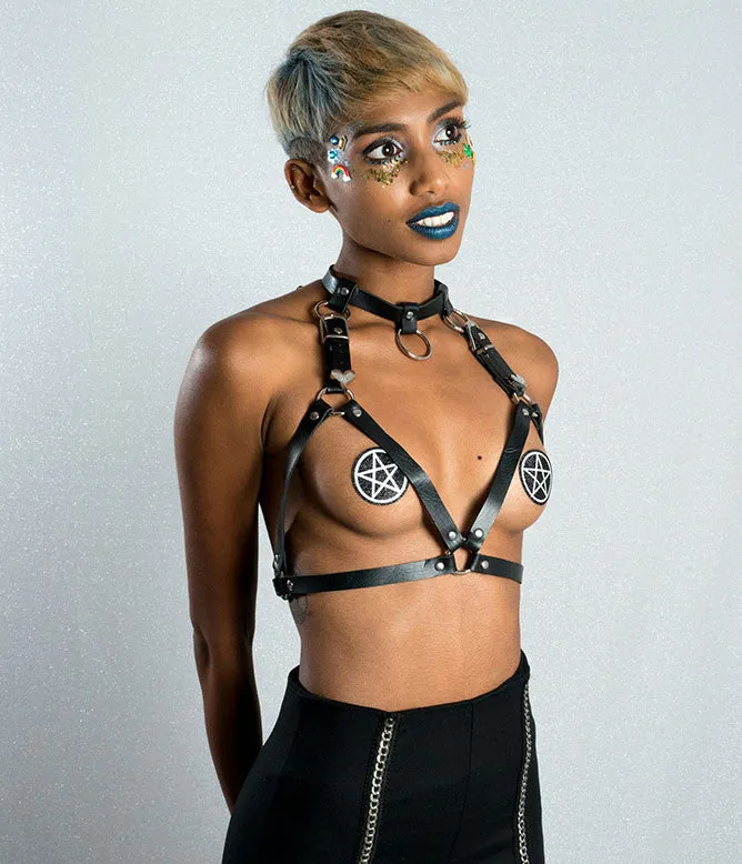 BONDAGE TRIANGLE HARNESS TOP