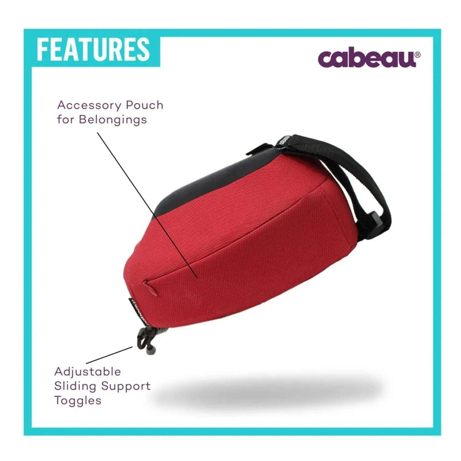 Cabeau Foam Evolution S3 Pillow - Cardinal