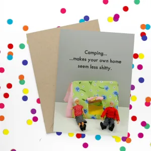  Camping  Greeting Card