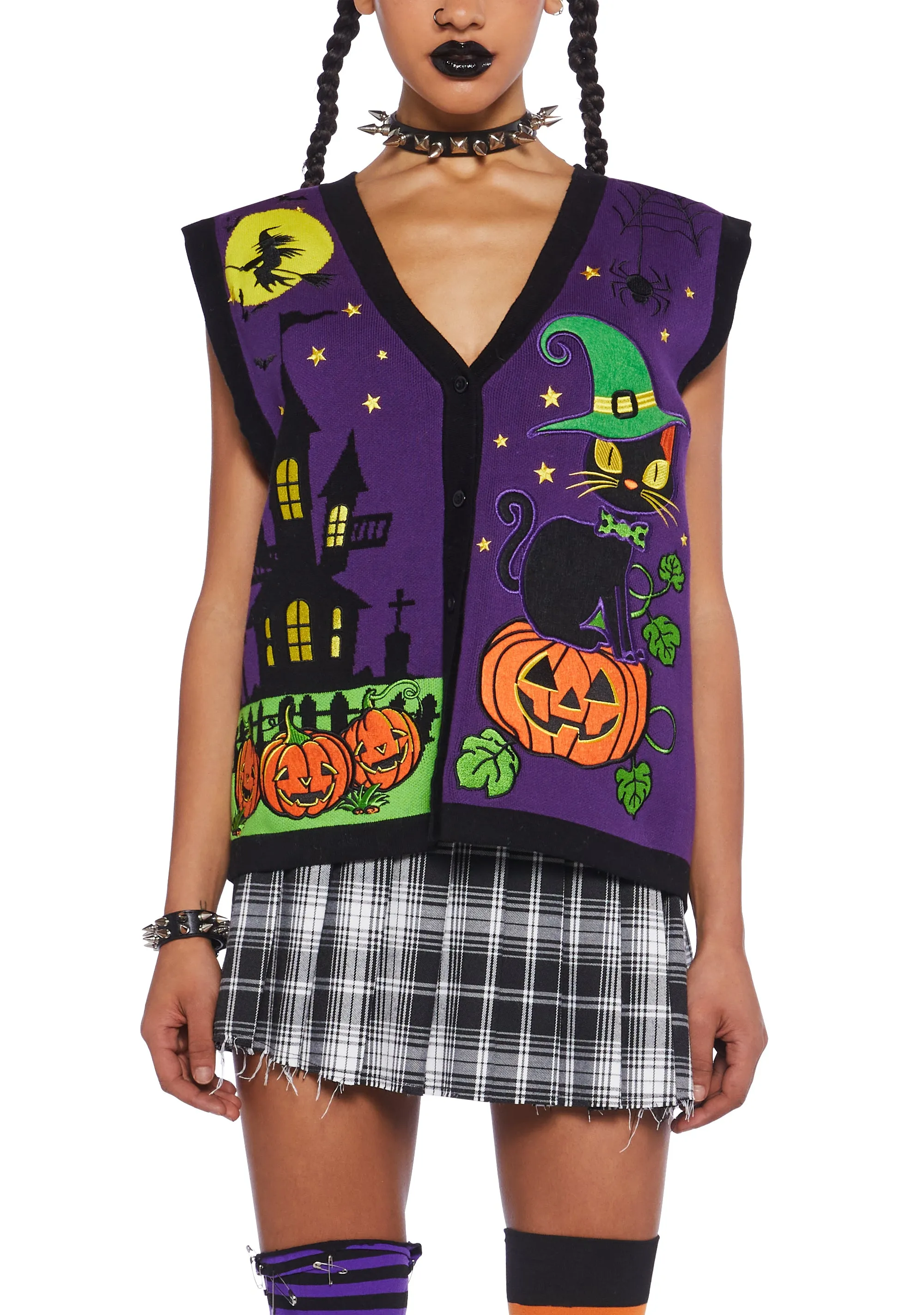 Charming Haunts Sweater Vest