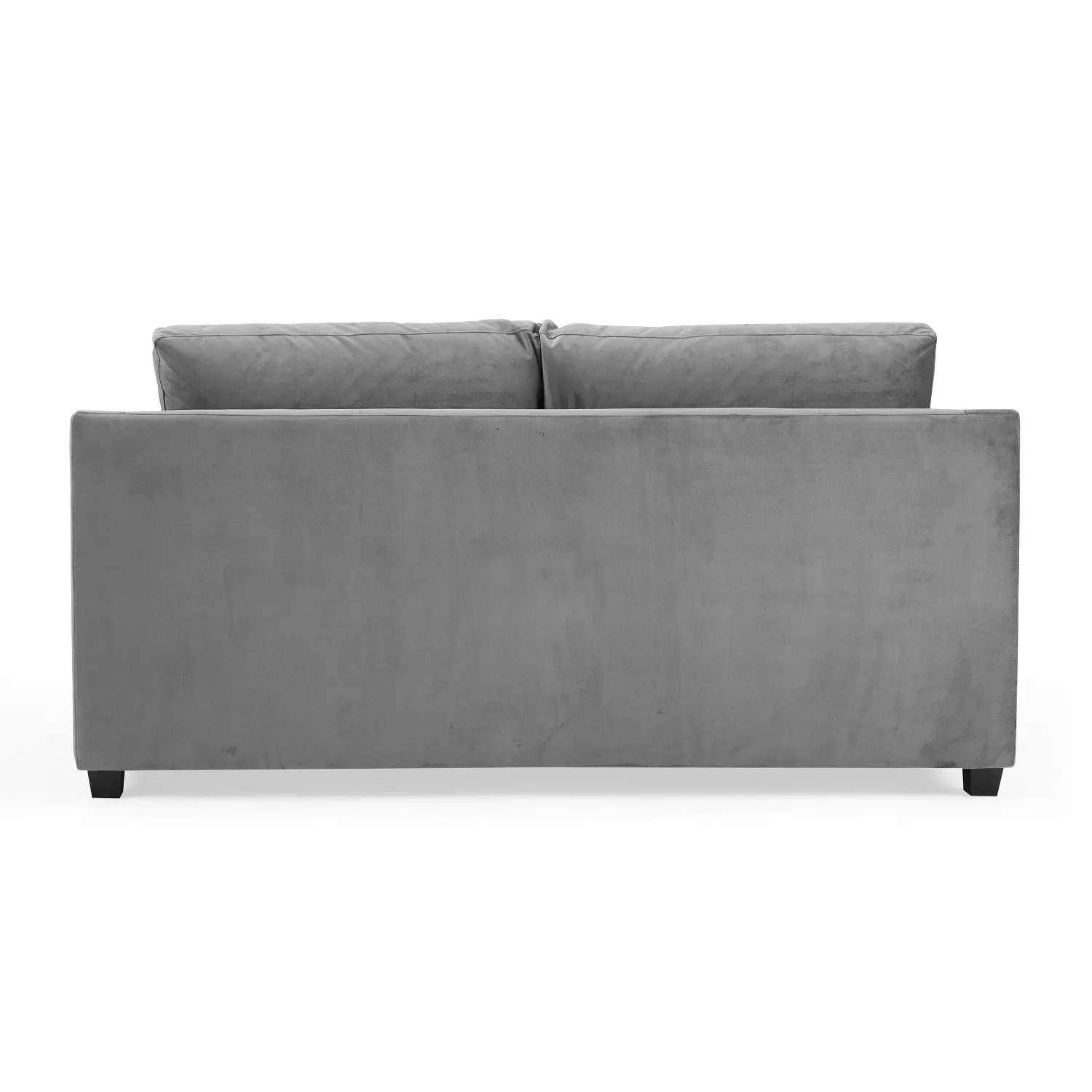 Cooper Velvet Pull Out Sofa Bed With Mattress, Grey Velvet