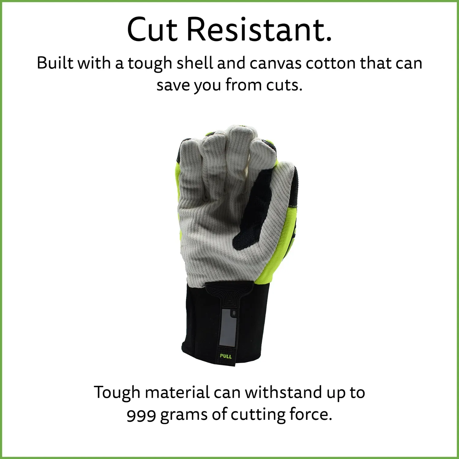 Cordova High-Visibility Impact Gloves, ANSI Cut Level A2