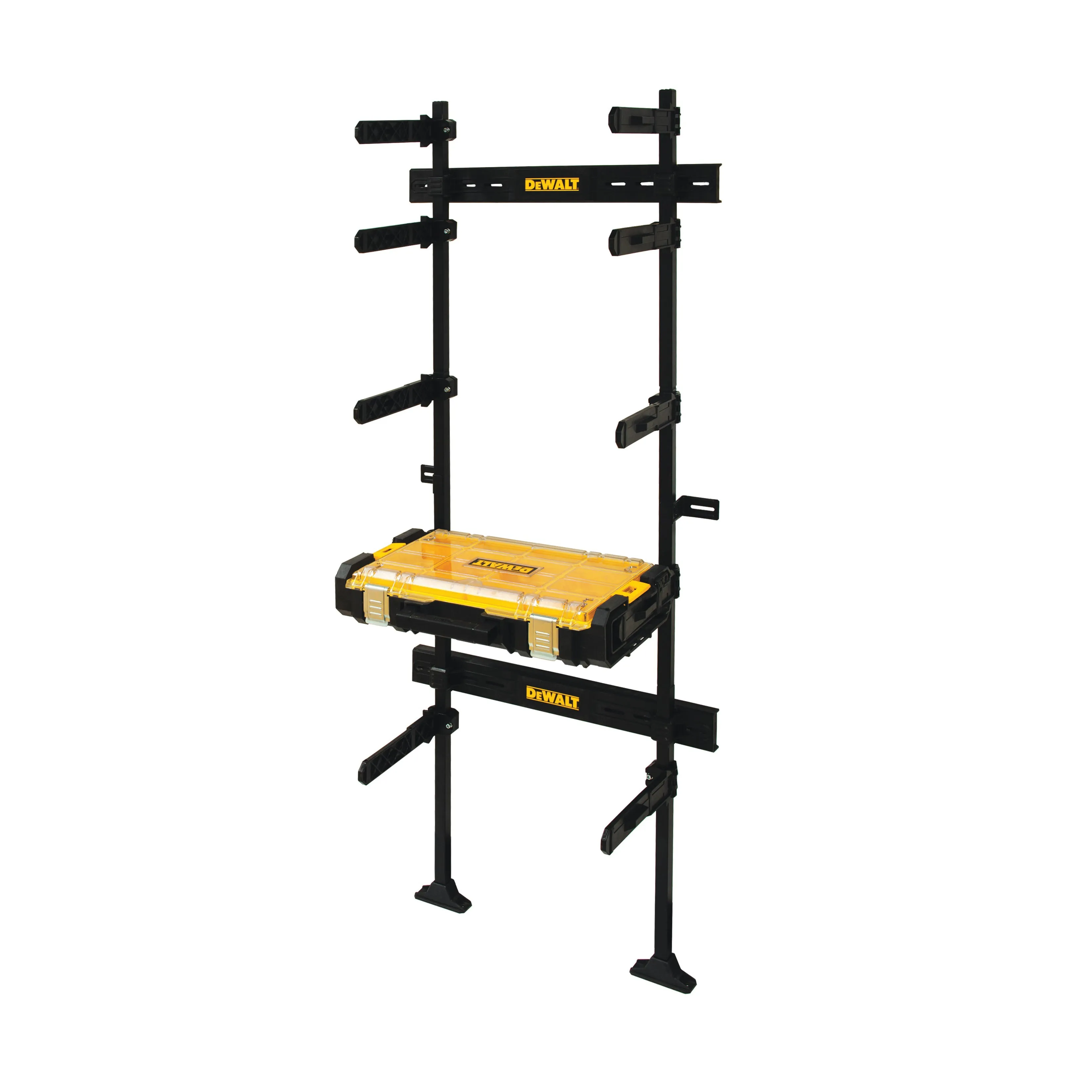 DeWALT DWST08270 Workshop Racking System with Organizer, 440 lb, 12-7/8 in W, 70-3/4 in H, 25-1/2 in L