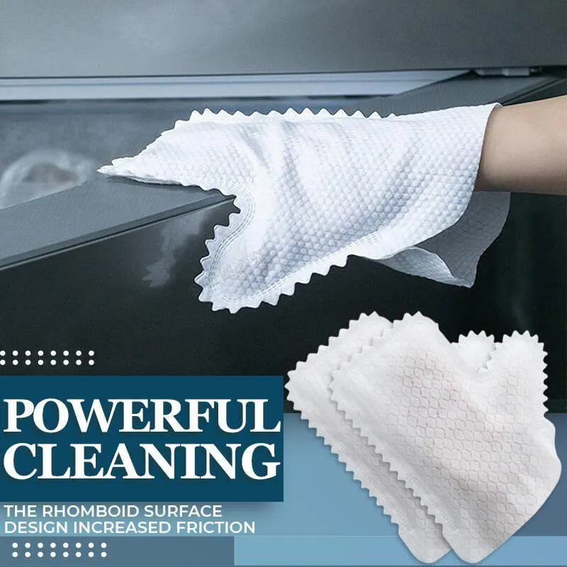 Disposable Non-woven Cleaning Gloves With Teeth Electrostatic Dust Removal Gloves