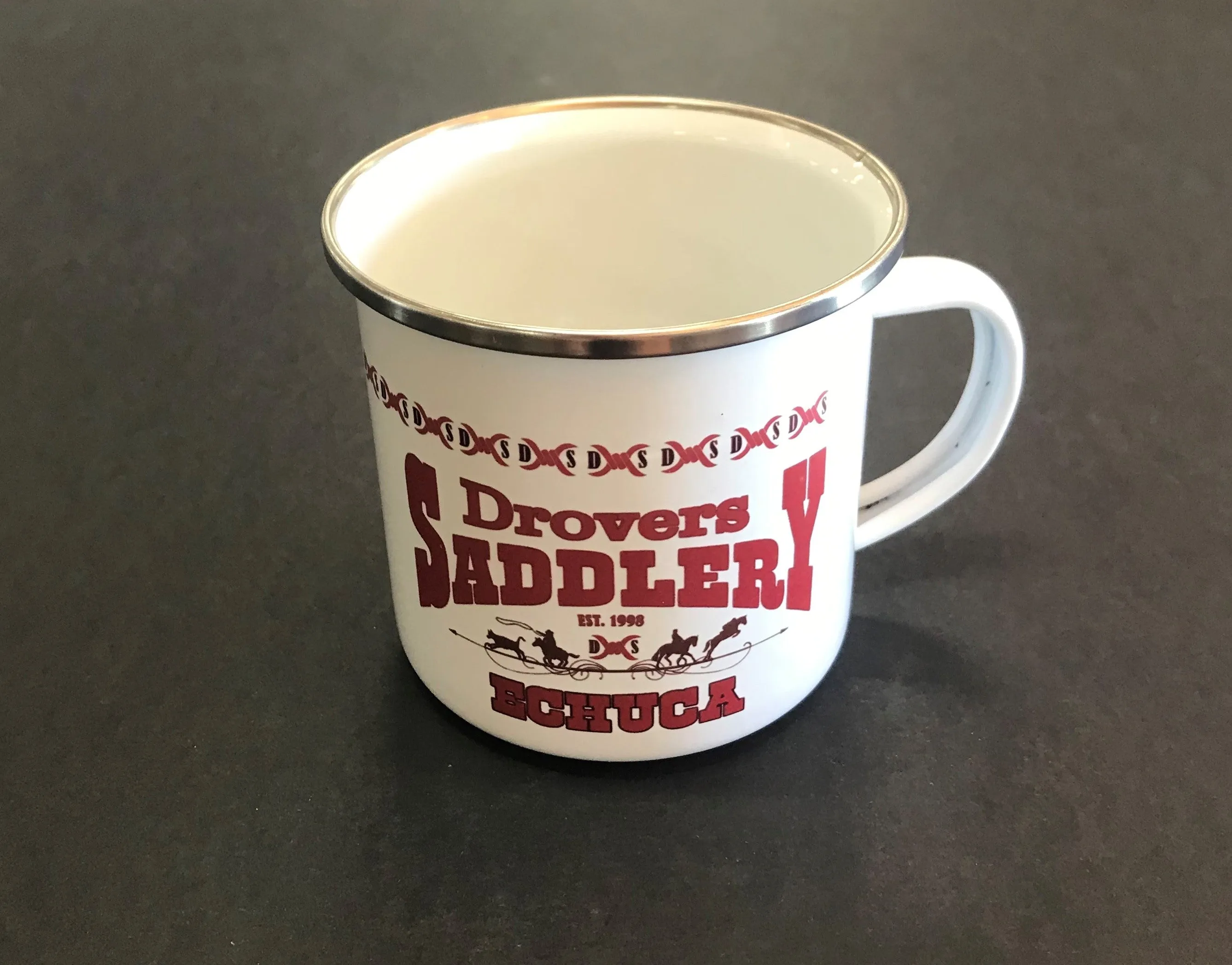 Drovers Saddlery Enamel Mug