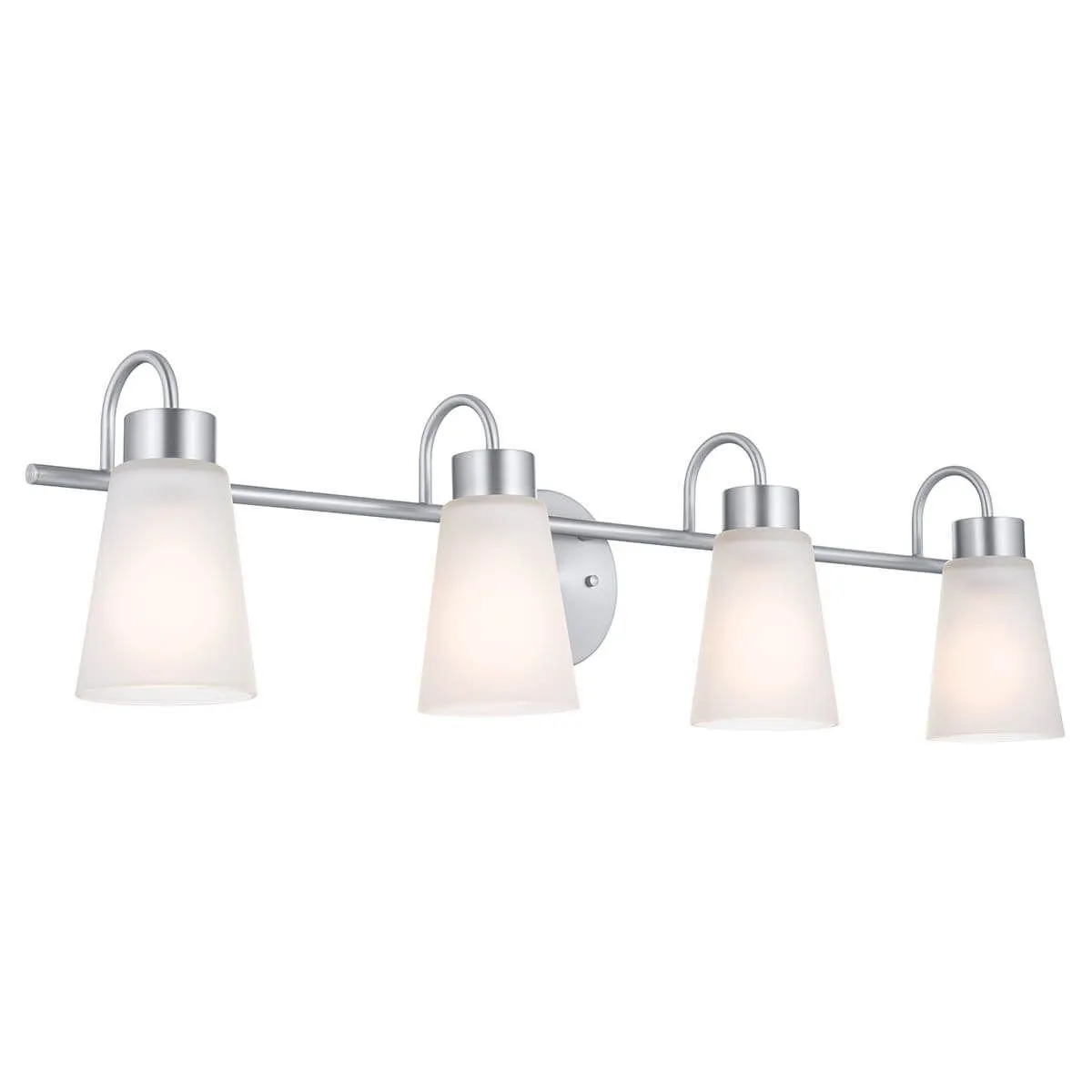 Erma 33 in. 4 Lights Vanity Light Brushed Nickel finish