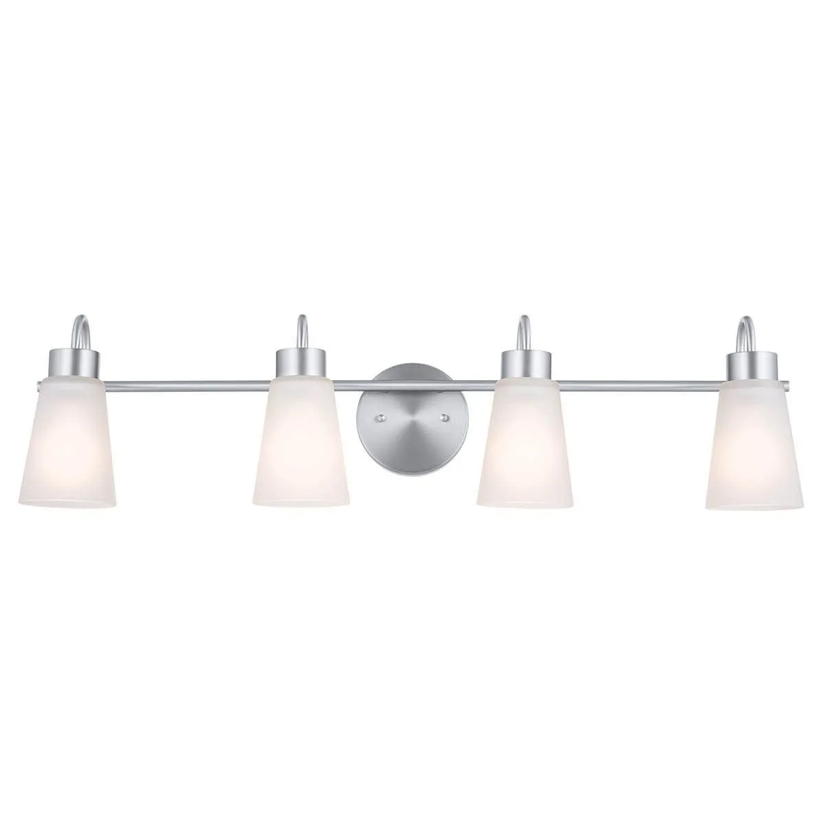 Erma 33 in. 4 Lights Vanity Light Brushed Nickel finish