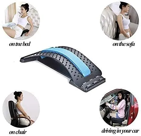 Gnanex Comfortable Neck Pain Relief for Long Drive Car Seat Back Head Rest Memory Foam Pillow with Breathable & Removable Cover (Magic Back Support)