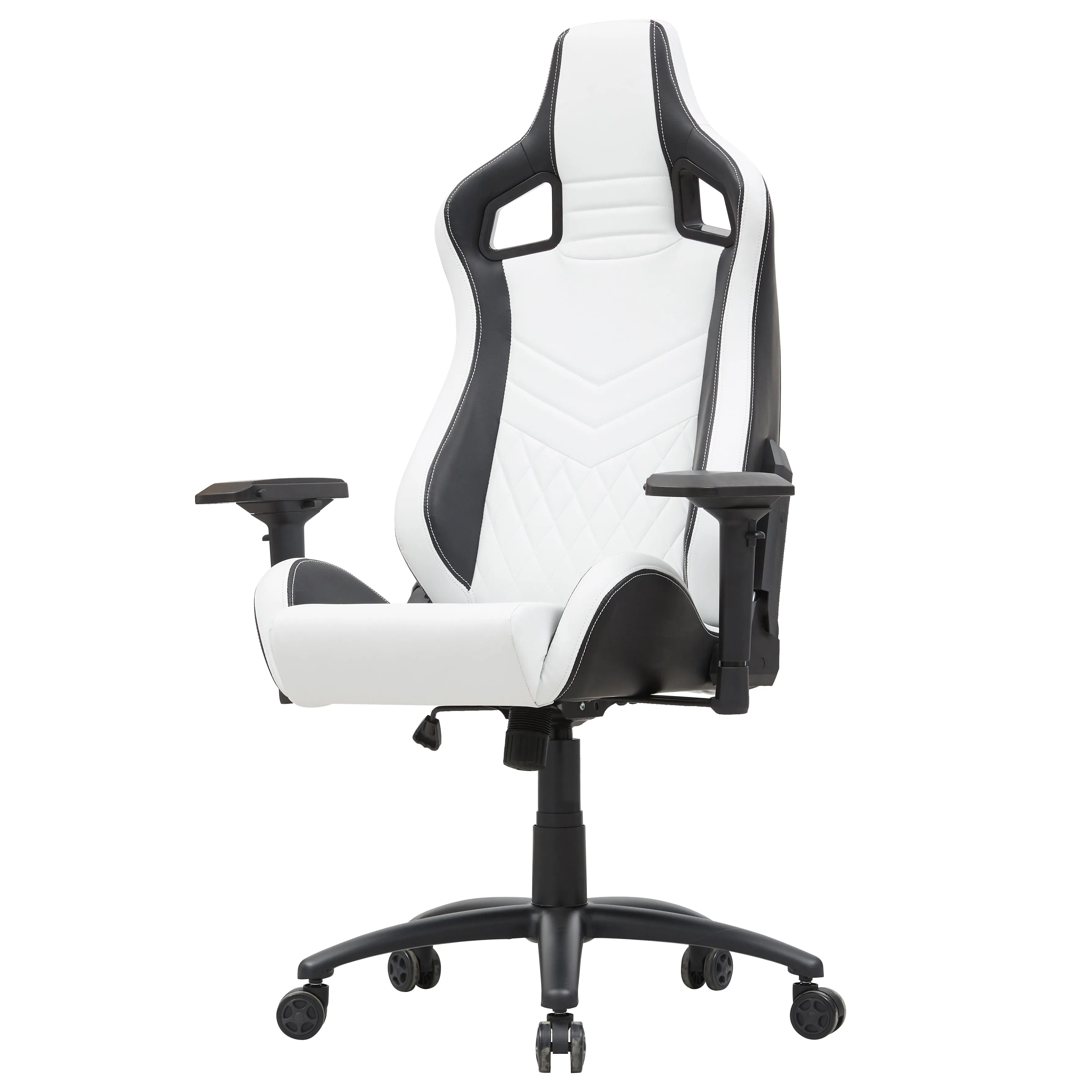 Heisson Modern White Adjustable Height Gaming Chair