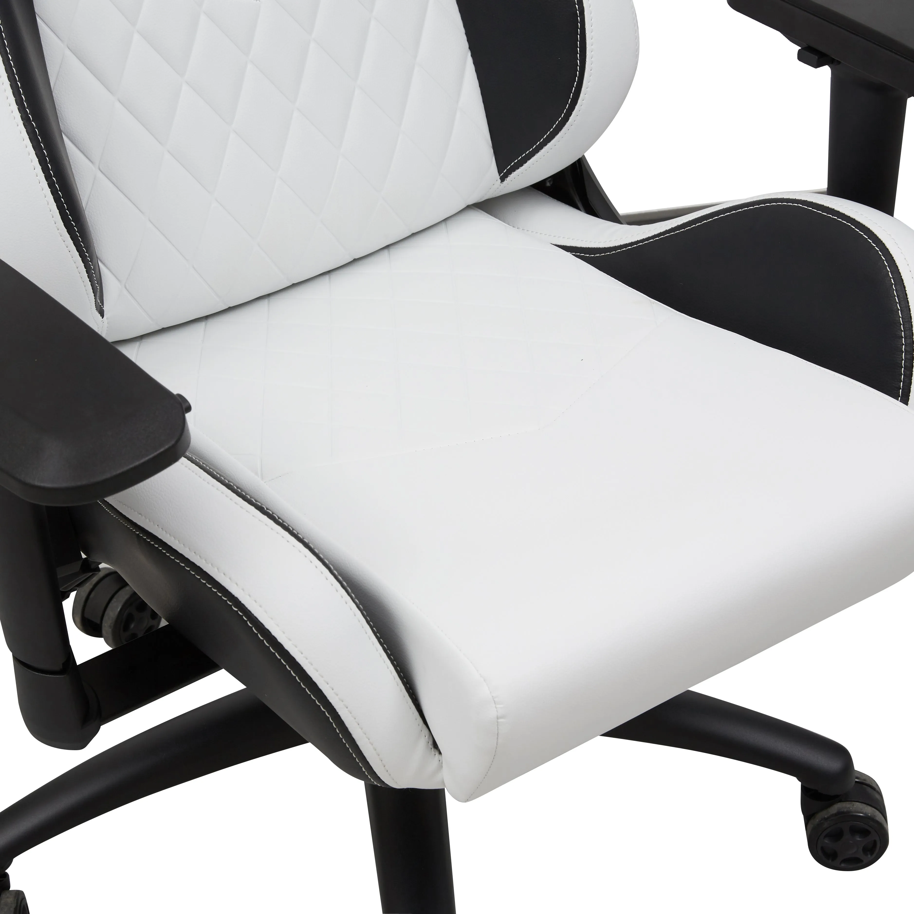 Heisson Modern White Adjustable Height Gaming Chair