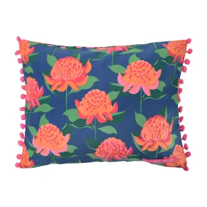 Inflatable Beach Pillow - Bright Waratah