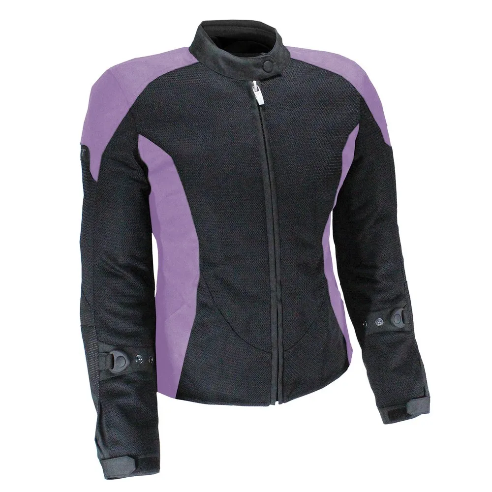 Joe Rocket Womens Velocity 2 Textile Jacket Purple/Black