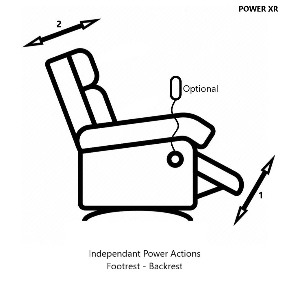 La-Z-Boy Anika Recliner Power XR Mahogany