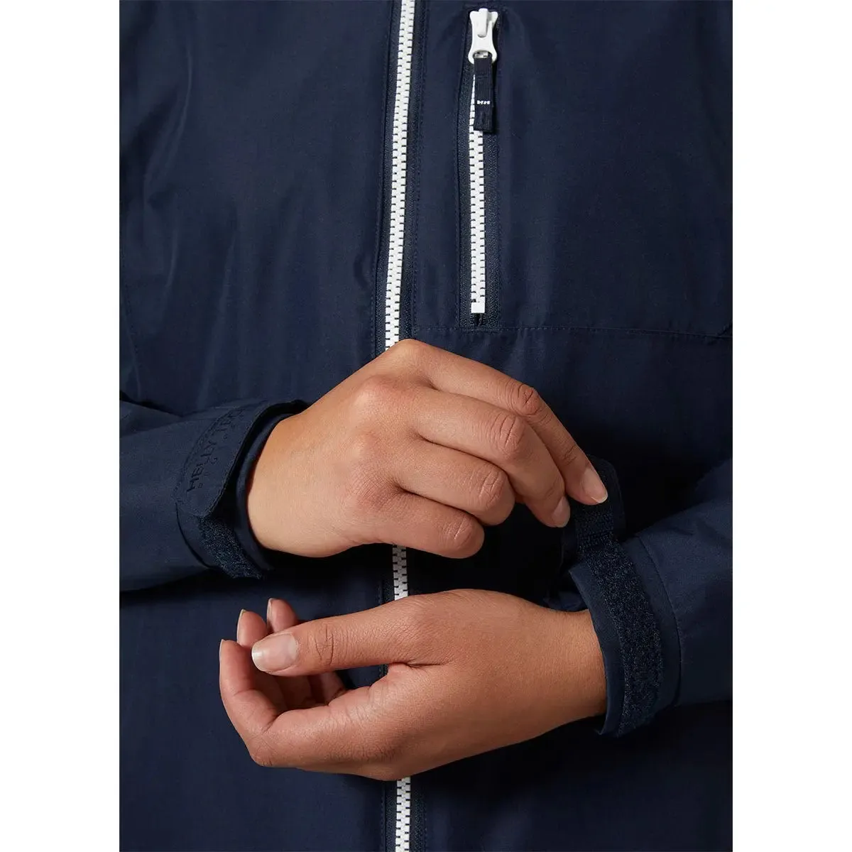 Long Belfast Rain Jacket - Navy