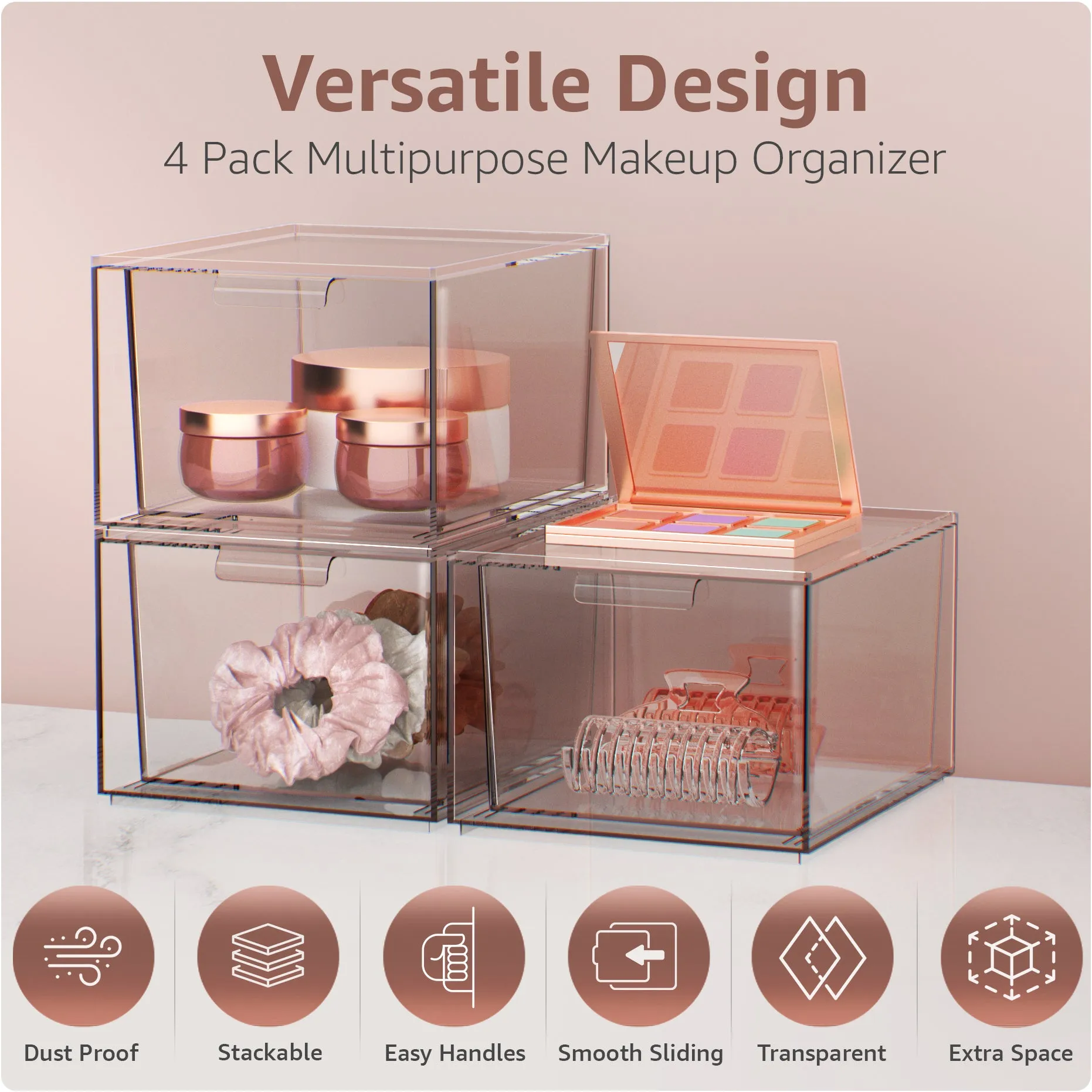 Makeup Organizer Drawers