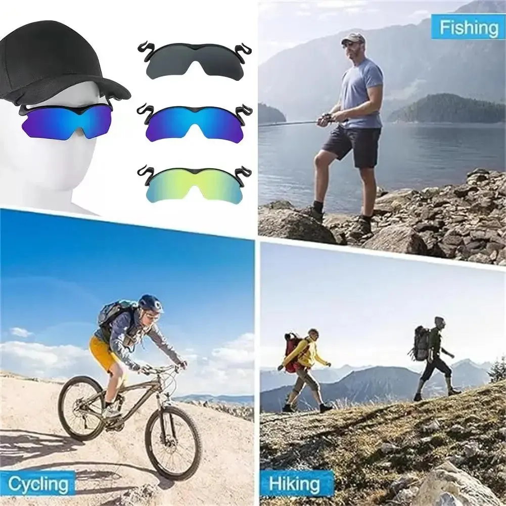 New Polarized Clip Cap Sunglasses - Eye Protection for Outdoor Adventures