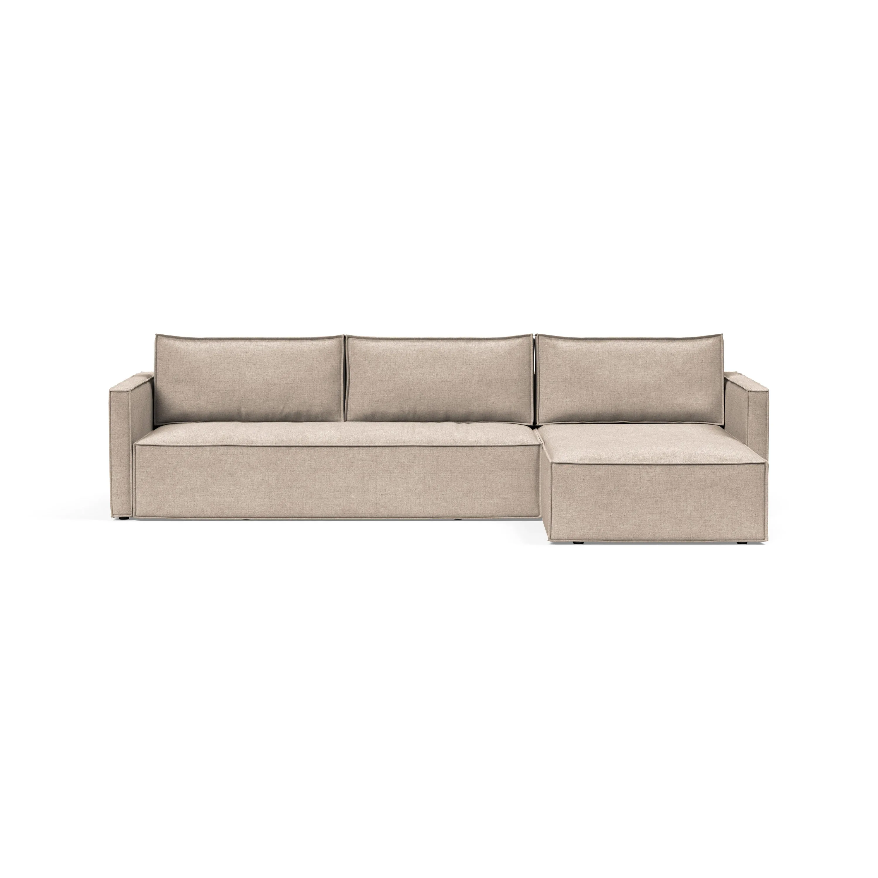 Newilla Slim Arms Sofa Bed with Chaise