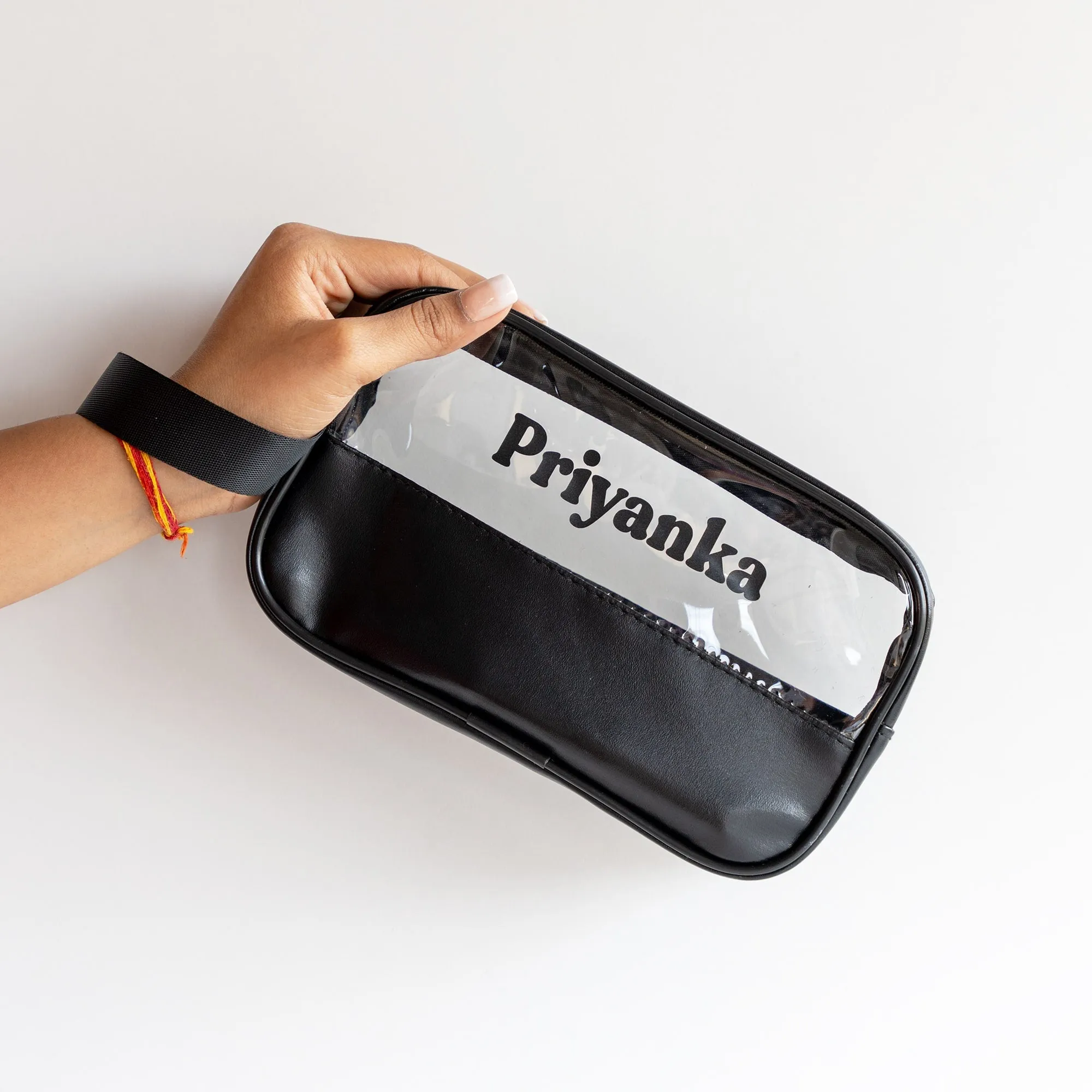 Personalized Clear Zipper Pouch - COD Not Applicable