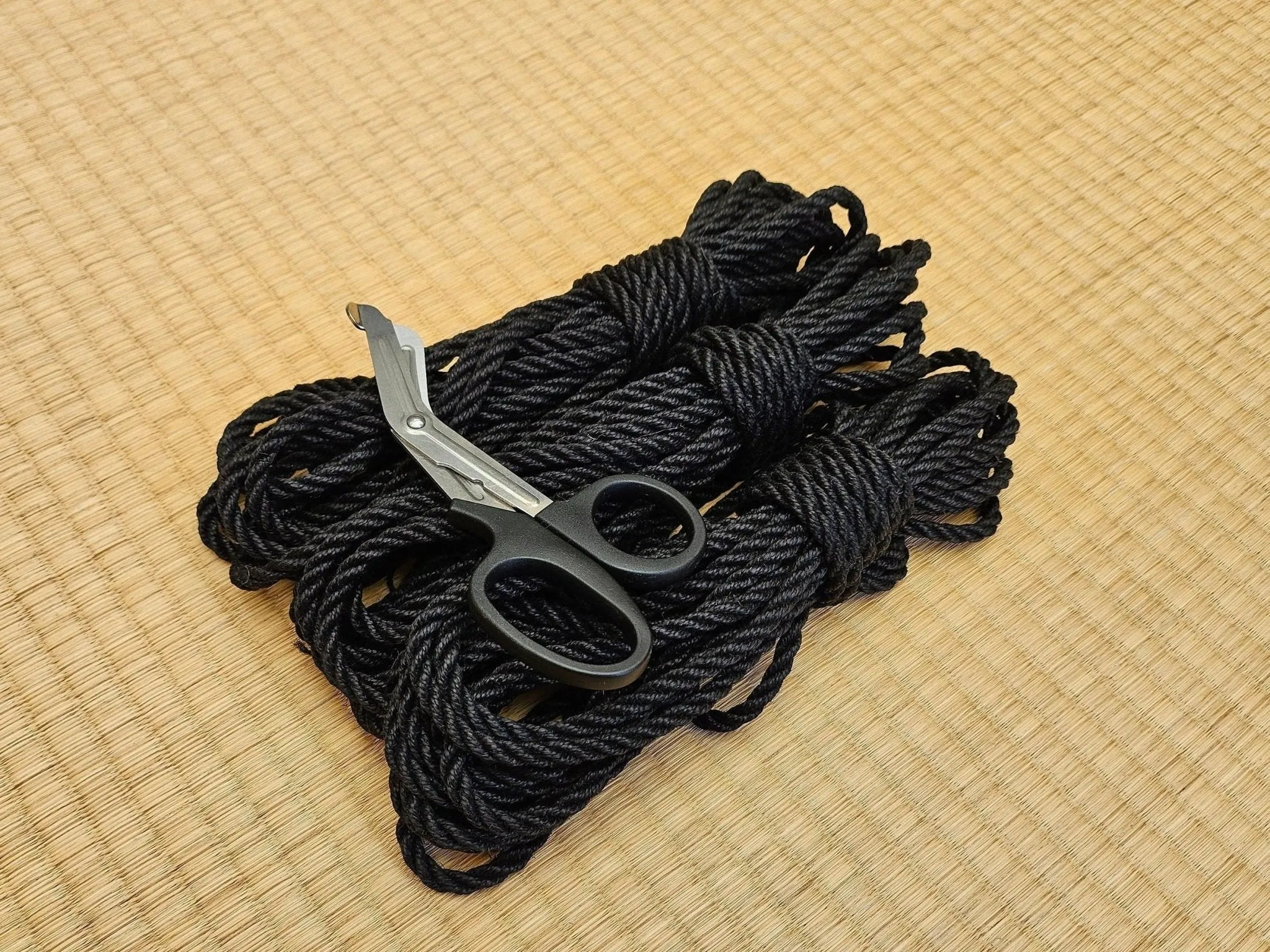 Raven Black 2-Ply Jute Shibari Rope