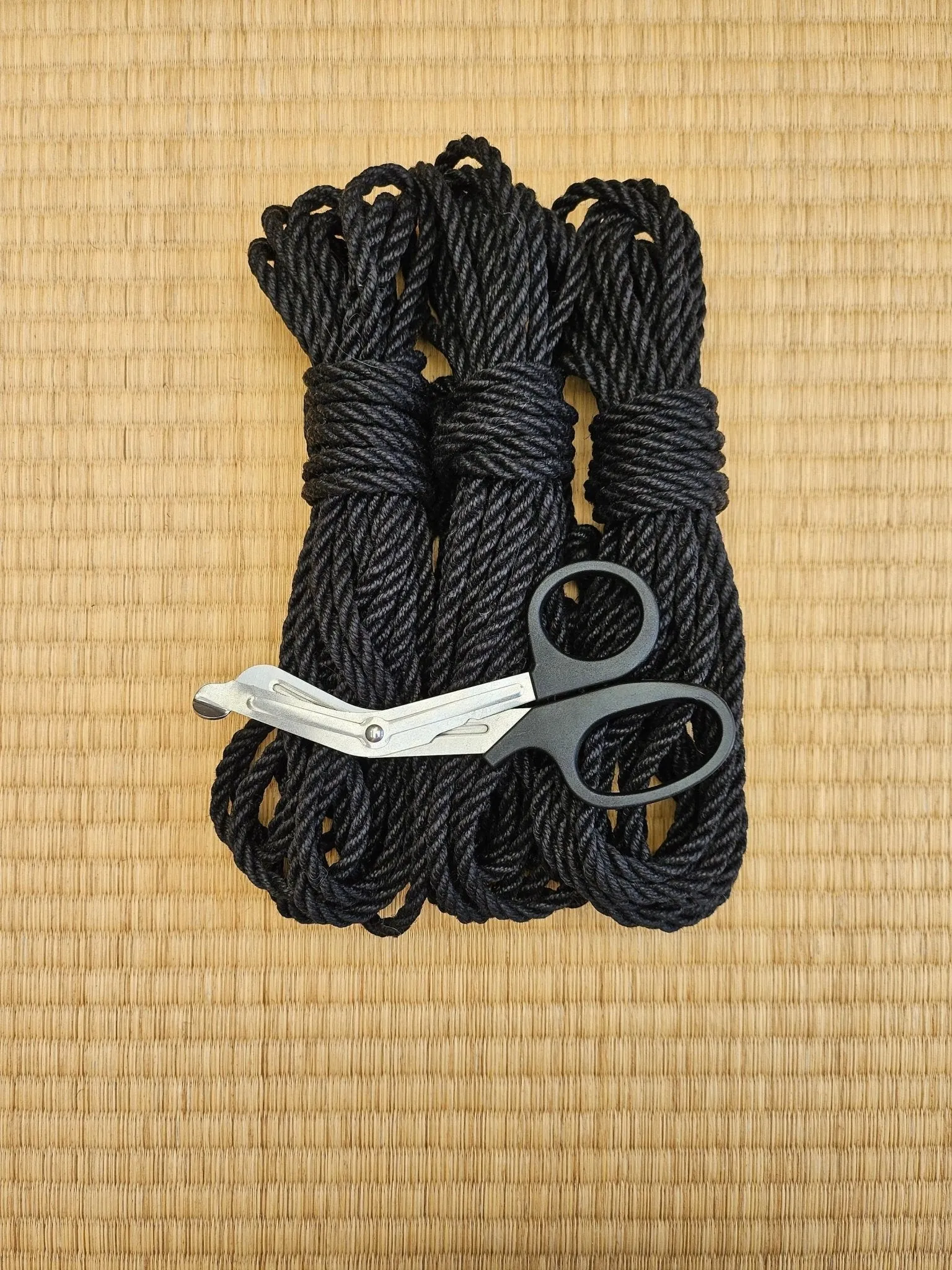 Raven Black 2-Ply Jute Shibari Rope