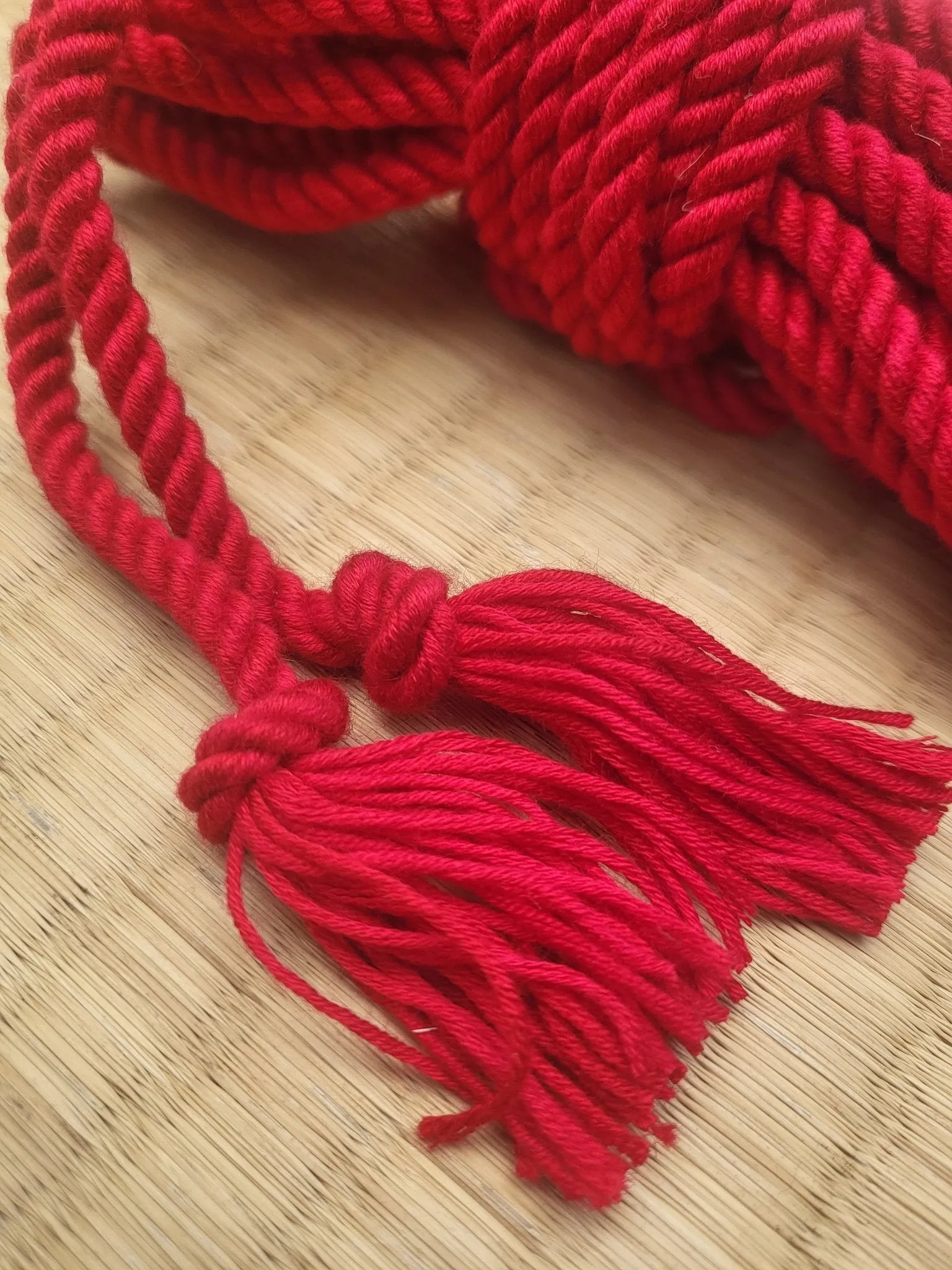 Red or dead Bamboo Bondage Rope