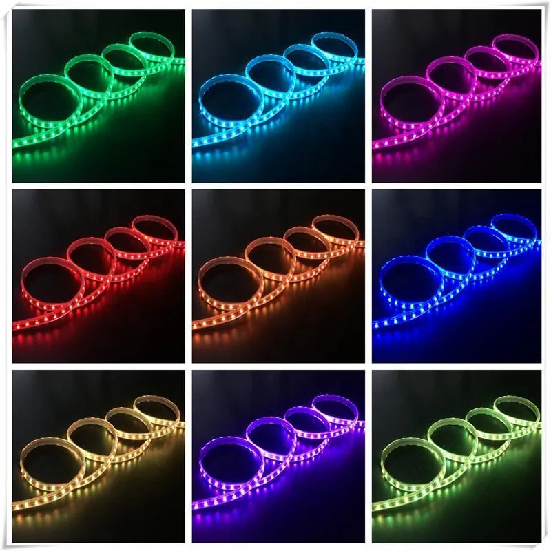 RGB LED Strip 220V 240V 144 LEDs/m IP65 Wireless Bluetooth App Control with Remote