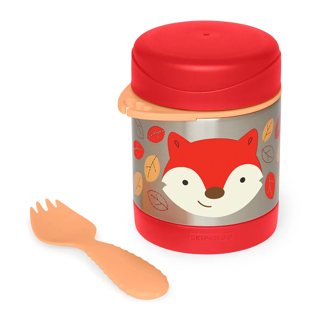 Skip Hop Zoo Insulated Little Kid Food Jar Fox 3years to 6years