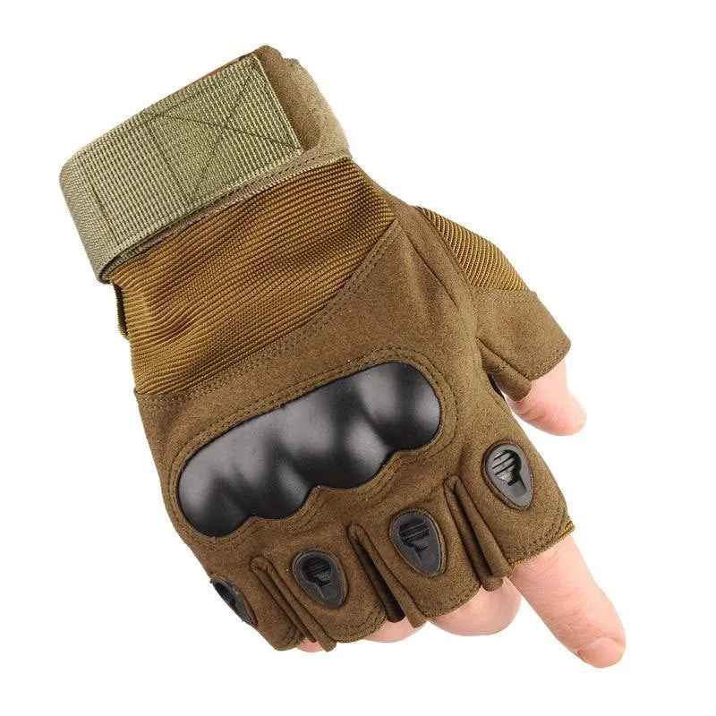 Spring And Autumn Men's Tactical Non-Slip Sports And Fitness Outdoor Sun Protection Anti-Slip Half-Finger Full-Finger Gloves