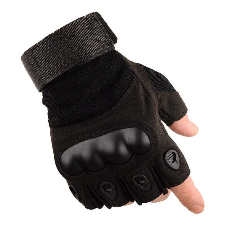 Spring And Autumn Men's Tactical Non-Slip Sports And Fitness Outdoor Sun Protection Anti-Slip Half-Finger Full-Finger Gloves