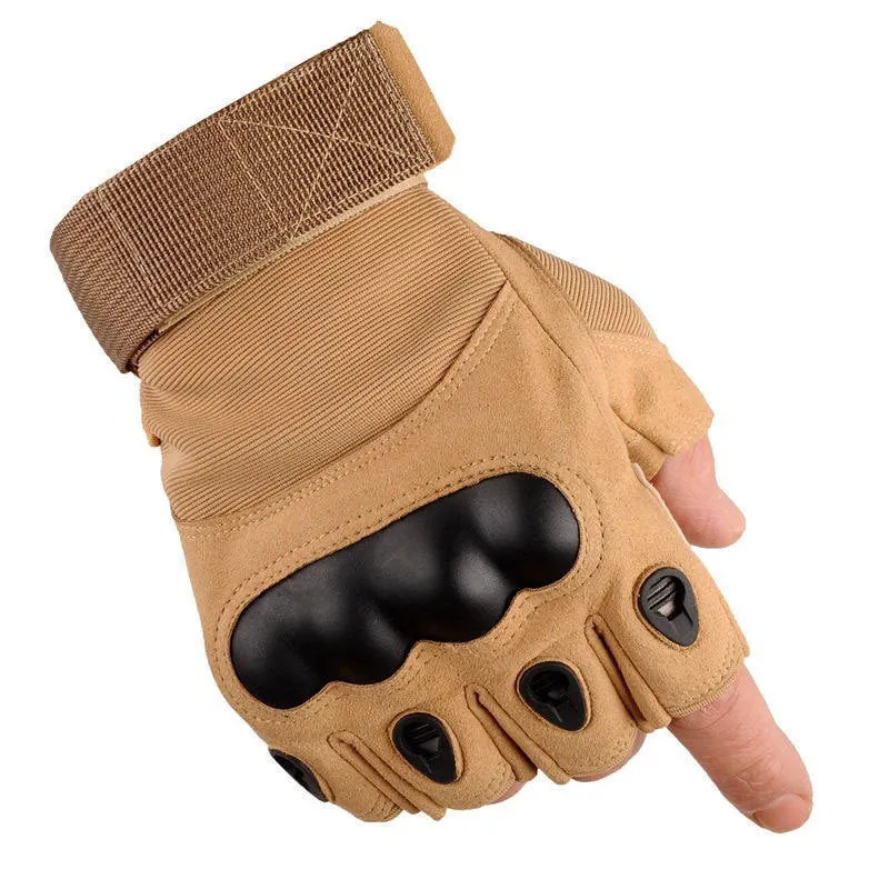 Spring And Autumn Men's Tactical Non-Slip Sports And Fitness Outdoor Sun Protection Anti-Slip Half-Finger Full-Finger Gloves