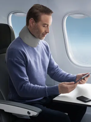 U-shaped Velcro Memory Foam Travel Pillow